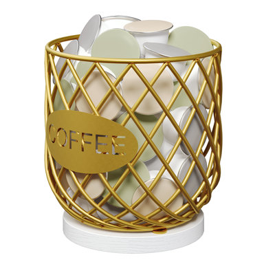 Coffee Pod Holder Organizer, Large Capacity Holder For K Cup, Coffee Pod Basket, Versatile Coffee Capsule Storage Organizer