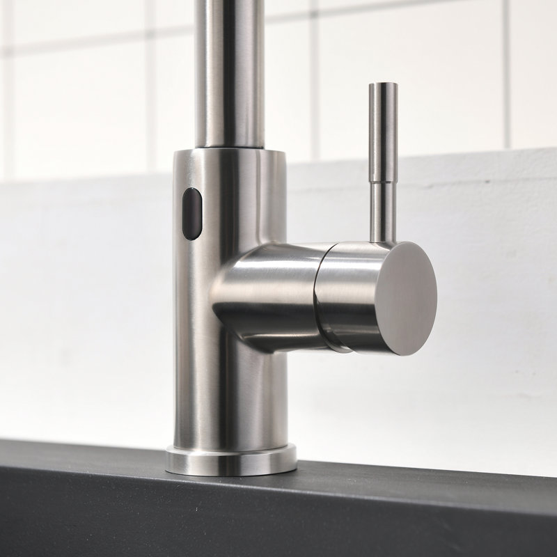 FLG Pull Down Touchless Kitchen Faucet, Brushed Nickel