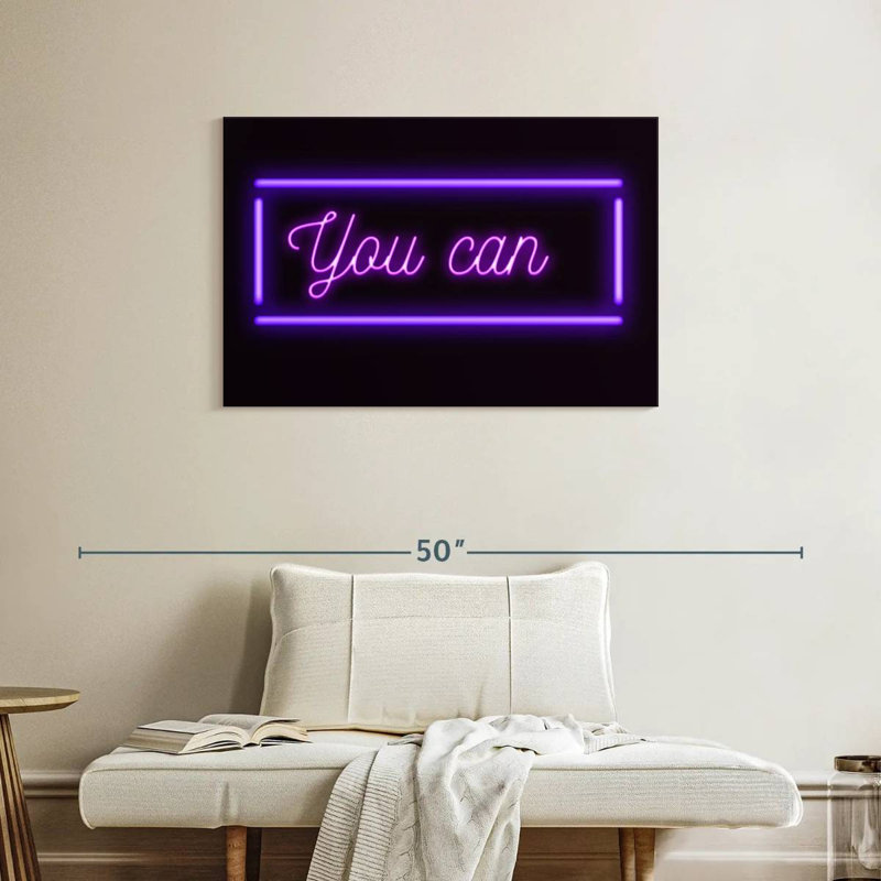 You Can Neon Sign, 24" H x 36" W