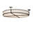 Structure Fabric Semi Flush Mount