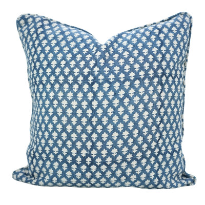 Housse de coussin à motif en lin avec passepoil pour canapé, canapé et chambre à coucher Fabividine