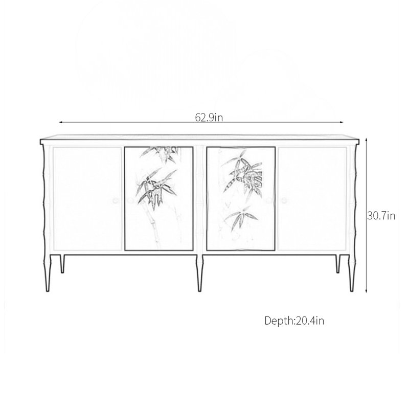 Armoire de porche Partition