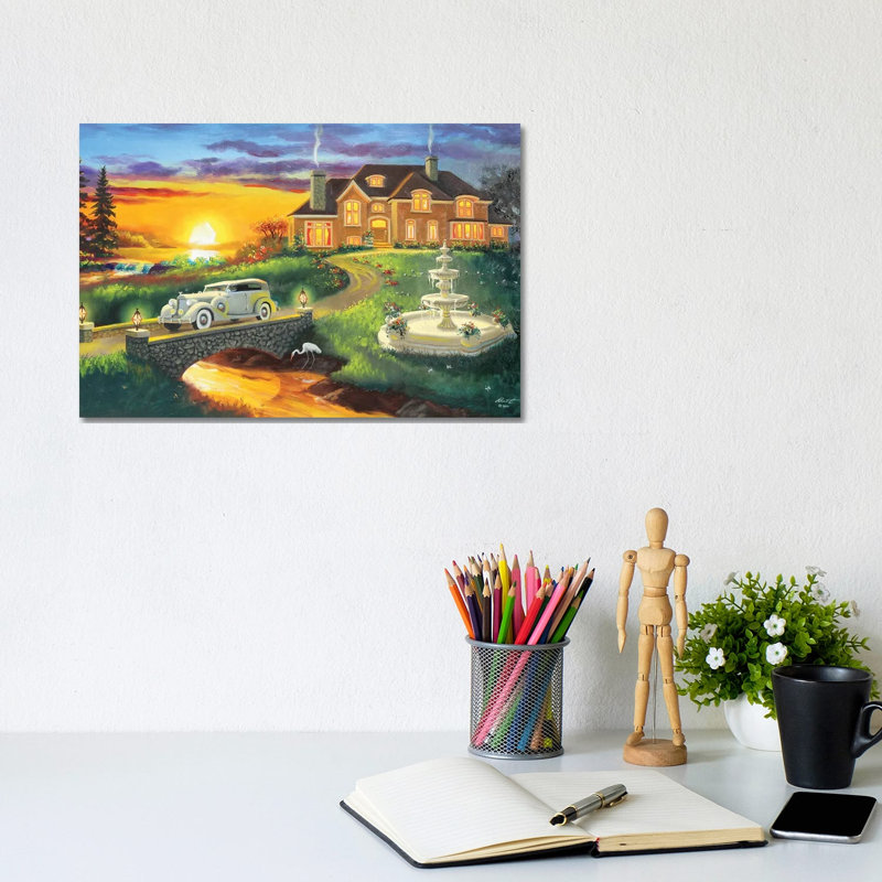 Packard by D. "Rusty" Rust - Gallery-Wrapped Canvas Giclée on Canvas, 20.32 cm H x 30.48 cm W, Wrapped Canvas