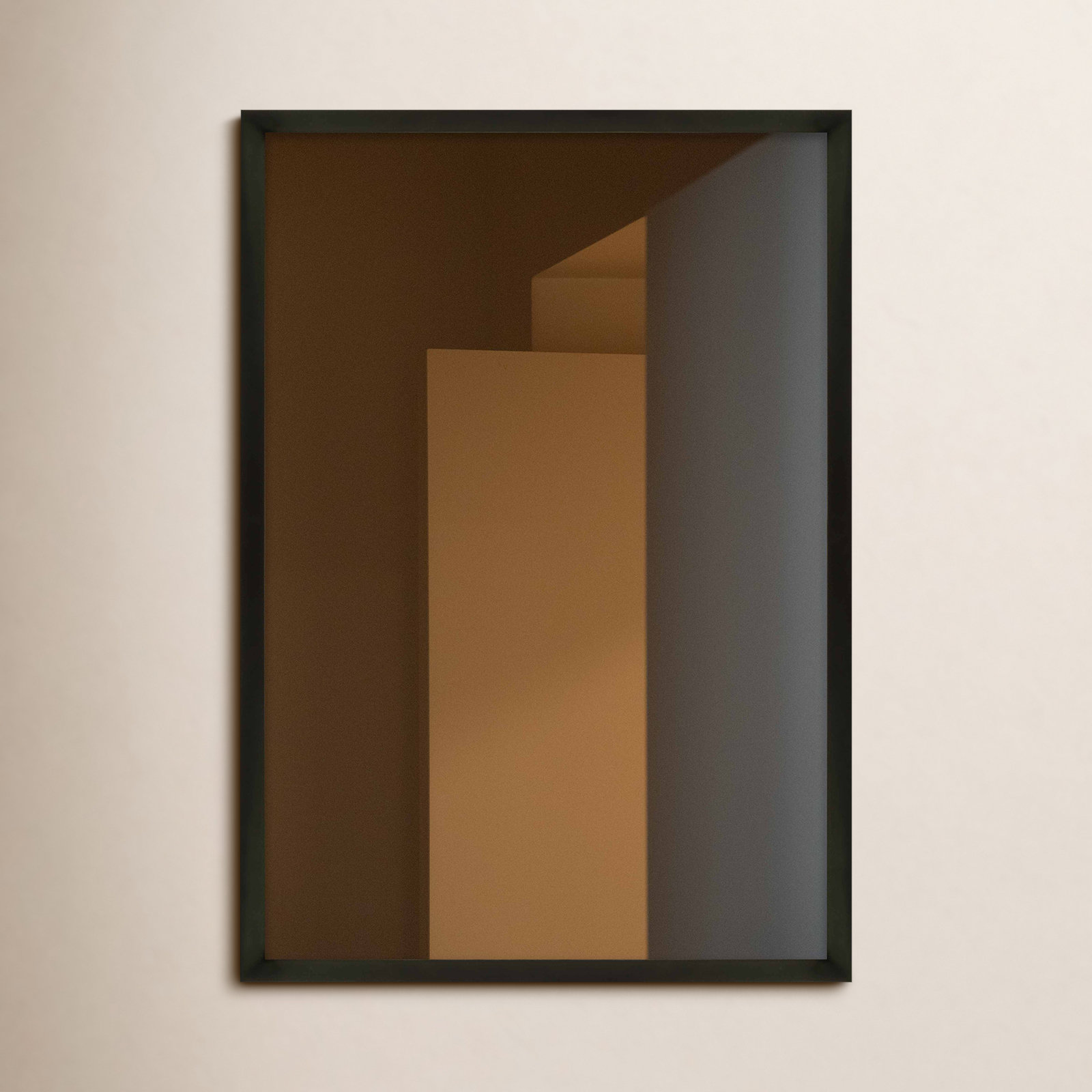 Monolith Print by Svetlana Smirnova, 38" H x 26.5" W, Black