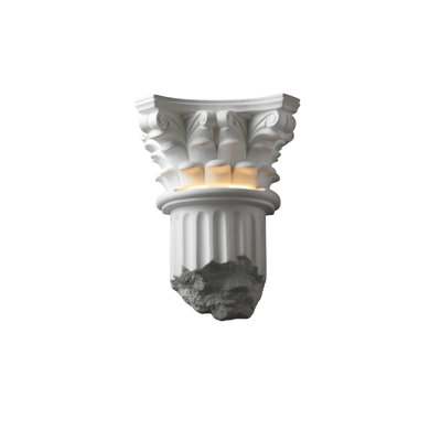 Reubens Ceramic Flush Mounted Sconce