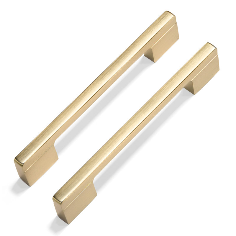 Ensemble de poignées de barre, 3 3/4", Laiton brossé