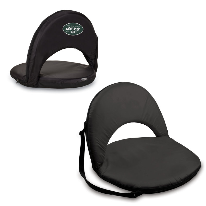 Digital Print Oniva Reclining Folding Stadium Seat, New York Jets, Black