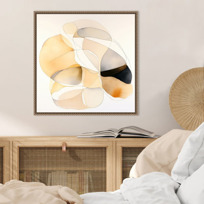 "Abstract Organic Shapes IV" par Irena Orlov, reproduction d'art sur toile encadrée