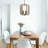 Krystin 4-Light Chandelier with Interlocking Frames