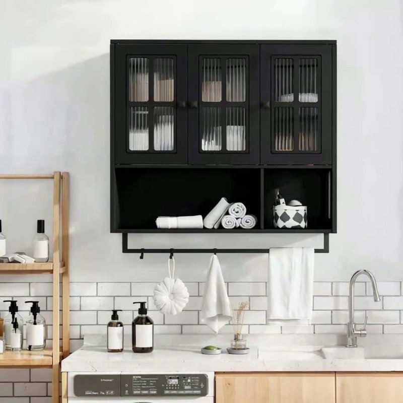 Armoire murale de salle de bain, Black