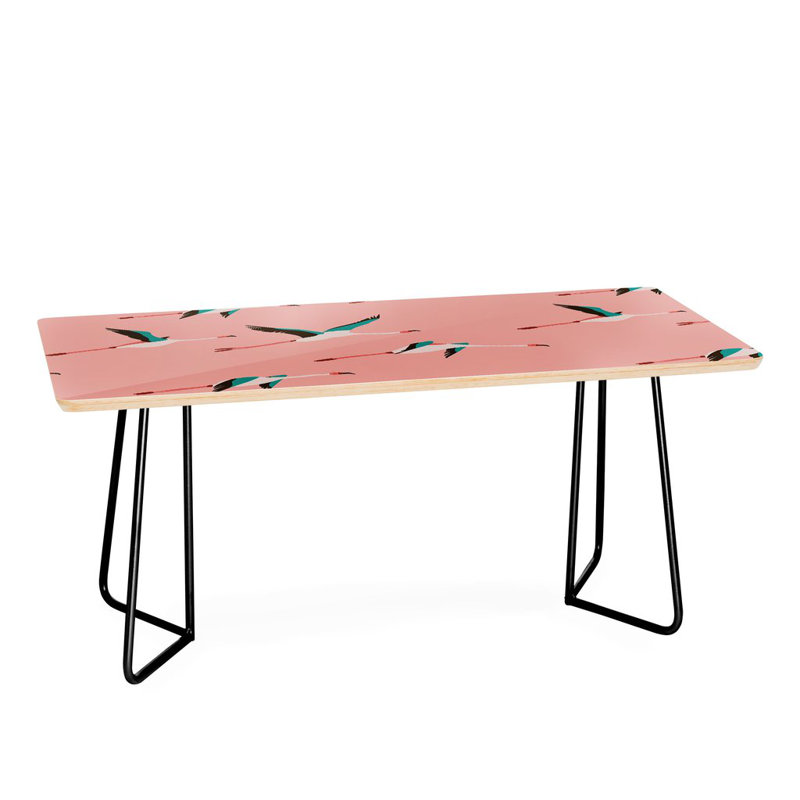 Table basse holli zollinger flamant rose, Noir