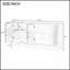 Buffet de style rétro avec tablettes réglables, poignées rectangulaires en métal et pieds pour un rangement polyvalent et un design élégant, espresso