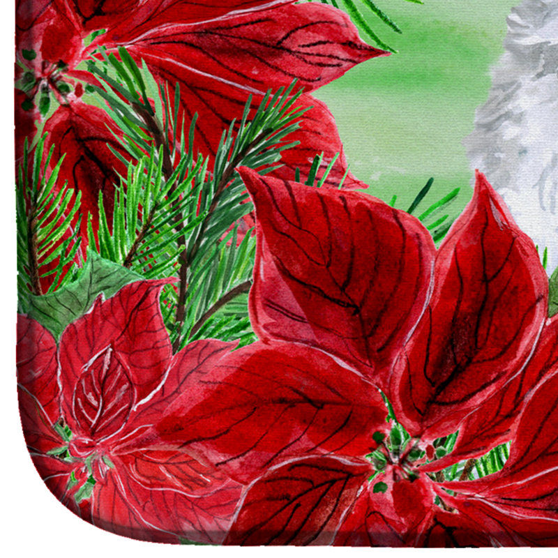 Tapis de séchage poinsettias berger maremma