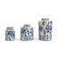 Japanese Blossom Set Of 3 Tea Jars