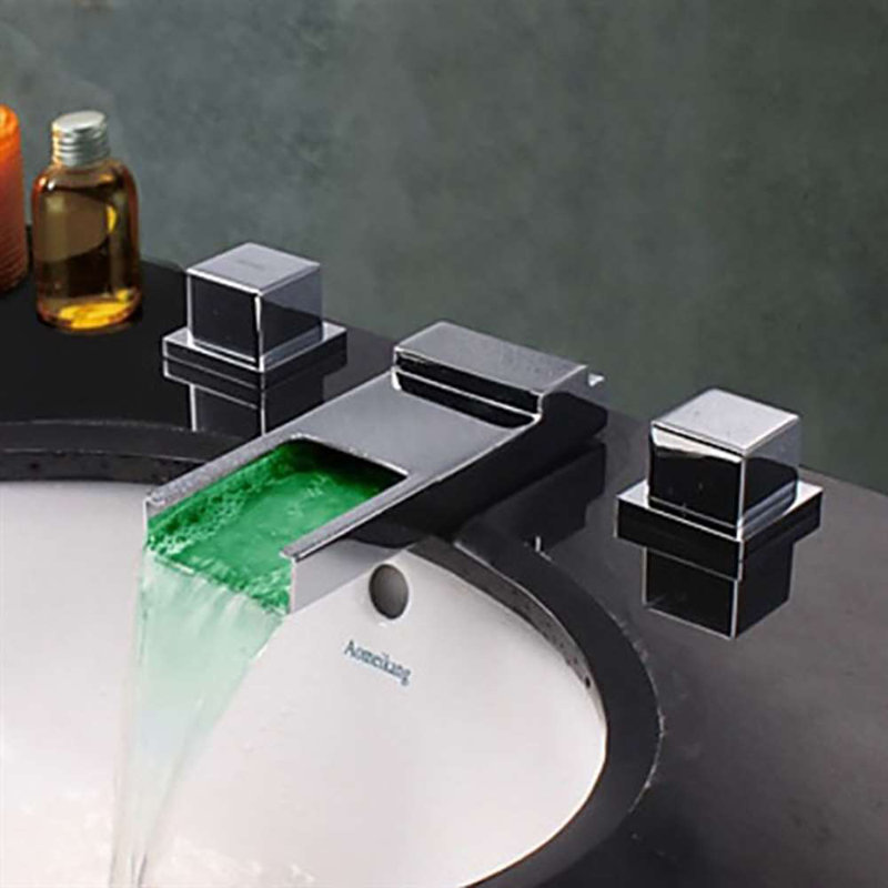 Robinet de salle de bain à DEL espacé Arlon