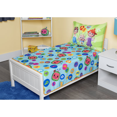  Couverture pour tout-petits CoComelon - bleu, jaune, orange