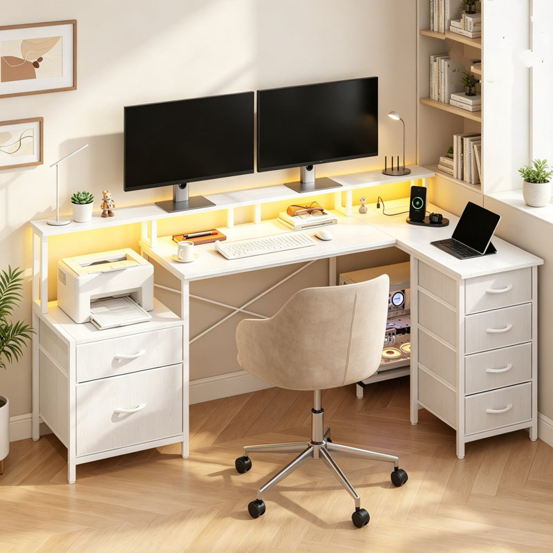 L-Shaped Computer Desk