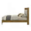 Lit brun clair Garcia avec USB-1255156592