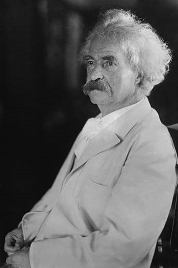 Portrait de mark twain-reproduction de photo, H 42 po x l 28 po x P 1,5 po