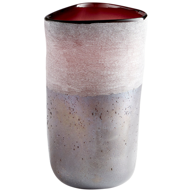 Europa Glass Table Vase, 15.5" H x 9" W x 9" D