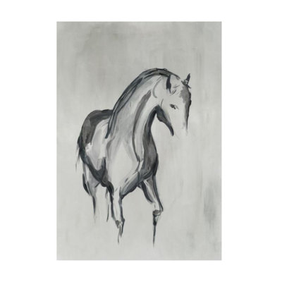 Gray Stallion I Print by Jacob Lincoln