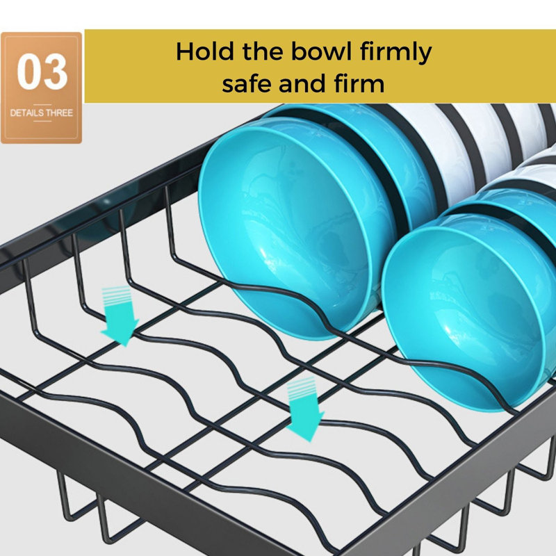 Stainless Steel Over The Sink Dish Rack