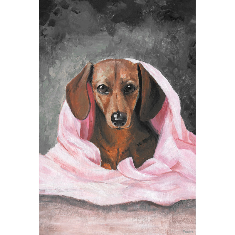 Parvez Taj - Wrapped Canvas Painting, 30cm H x 20cm W