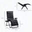 Chaise longue pliante avec coussin rembourré Outsunny-1371121678