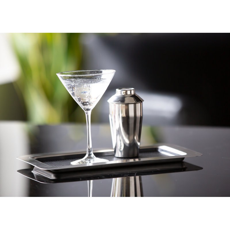 Plateau de service en acier inoxydable