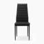 Chaise d'appoint rembourrée en cuir Keilly