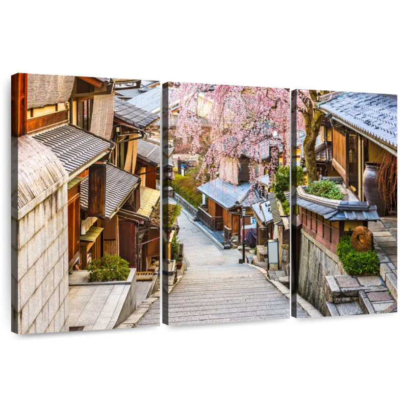 Village japonais Aime, H 36 po x l 57 po