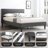 DeCoro Cambridge Upholstered Wooden Platform Bed Frame-877071268-864702079