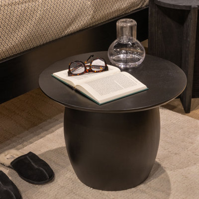 Modern Mango Wood Round Side Table
