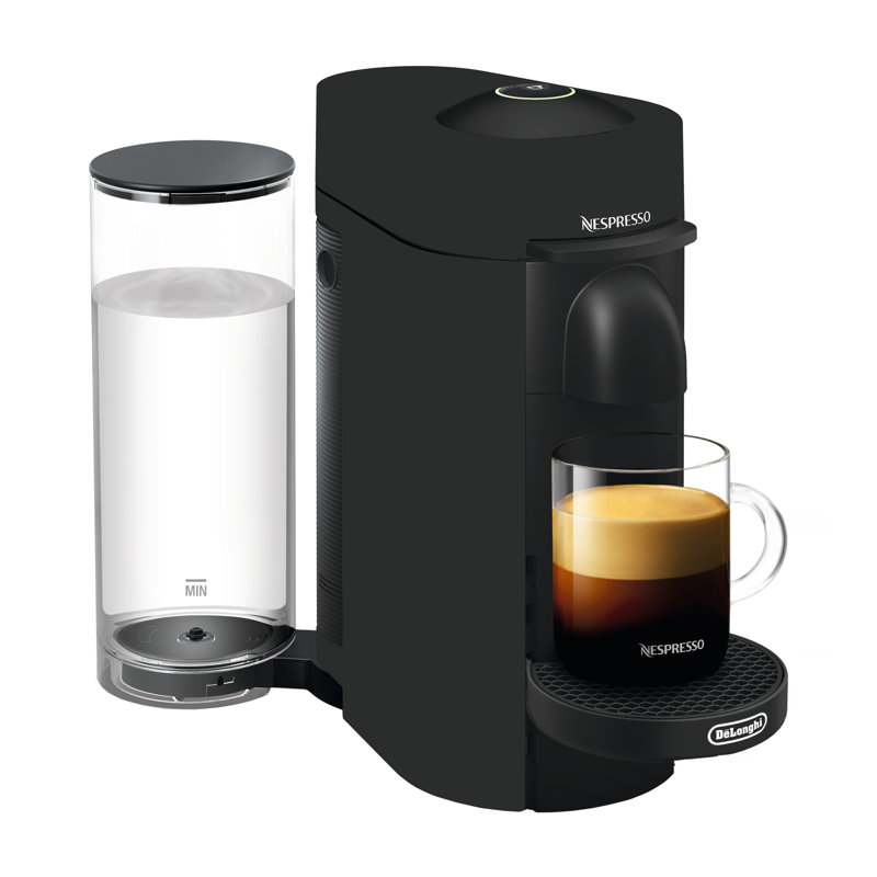 Nespresso VertuoPlus Deluxe Coffee and Espresso Machine by De'Longhi, Limited Edition Matte Black