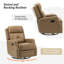 Fauteuil inclinable manuel pivotant Rudisill-80890603