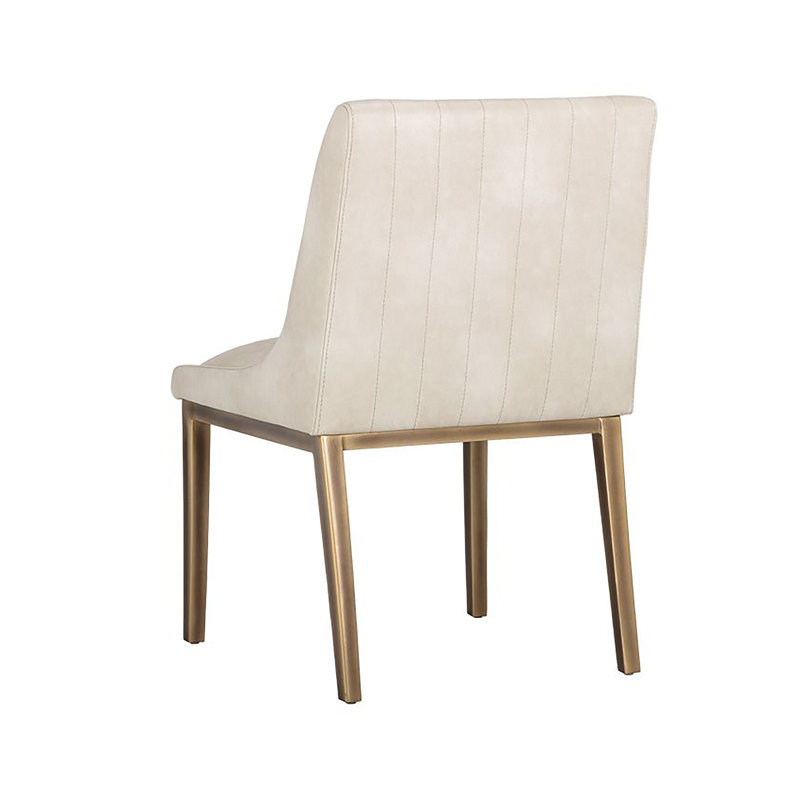 Halden Upholstered Dining Chair, Cream Performance Basketweave
