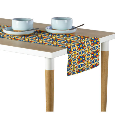 Aztec X and Os Table Runner