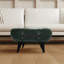 Repose-pieds rectangulaire en cuir