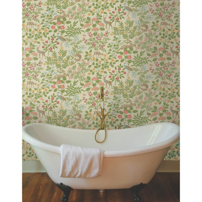 Papier peint floral Woodland