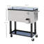 Chariot à glaçons sur roulettes Outsunny 80 QT