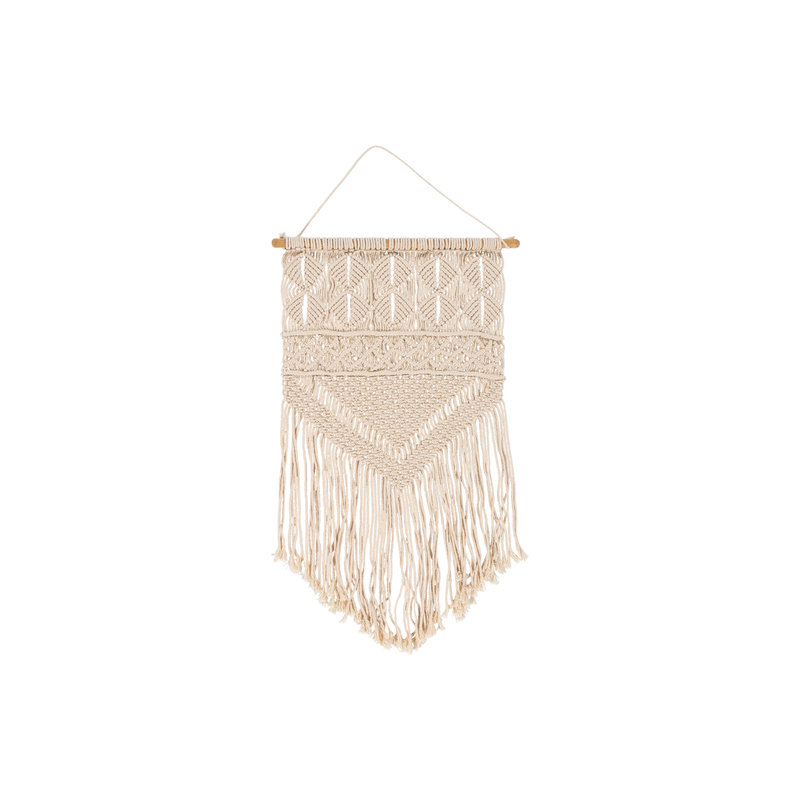 Suspension murale en coton transitionnel, H 31 po x l 15 po