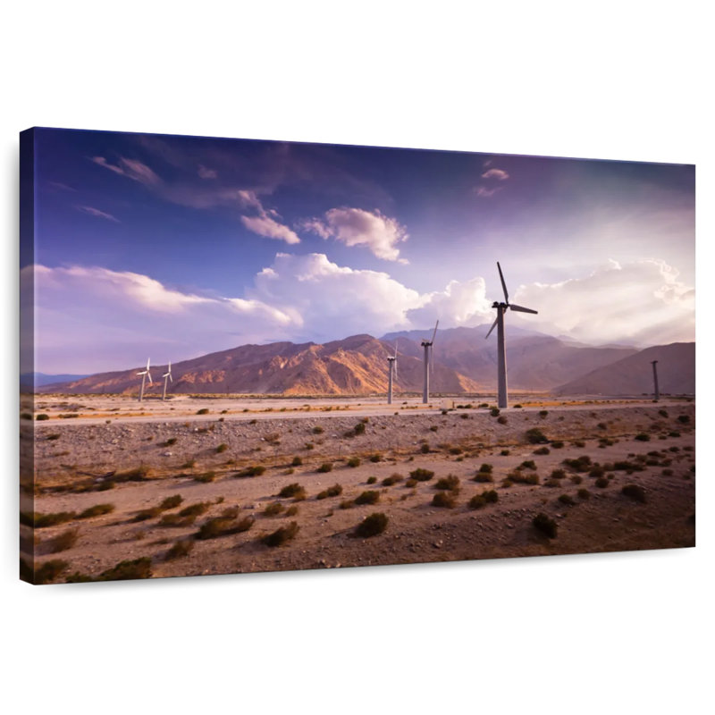 Lilie California Windmills, 24" H x 36" W
