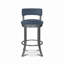 Swivel Upholstered Counter Stool with Metal Frame-87189059-20897328-87189049