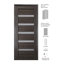 Porte en bois manufacturé et verre Leora-50247321-50247323-91019472
