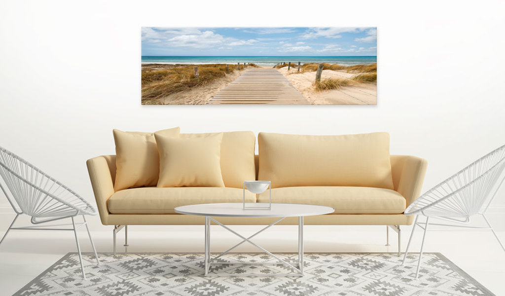 Leinwandbild "Windy Beach"