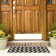 Tapis noir / beige en coton Arneshia