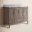 Murrieta 43'' Single Bathroom Vanity with Carrara Marble Top-836180589