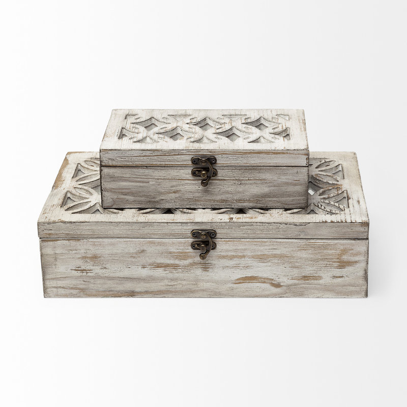 Rebrilliant Mihaiela Solid Wood Box