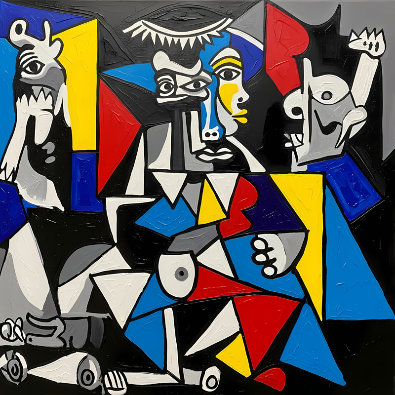 Calculated Tangle, 48" H x 48" W