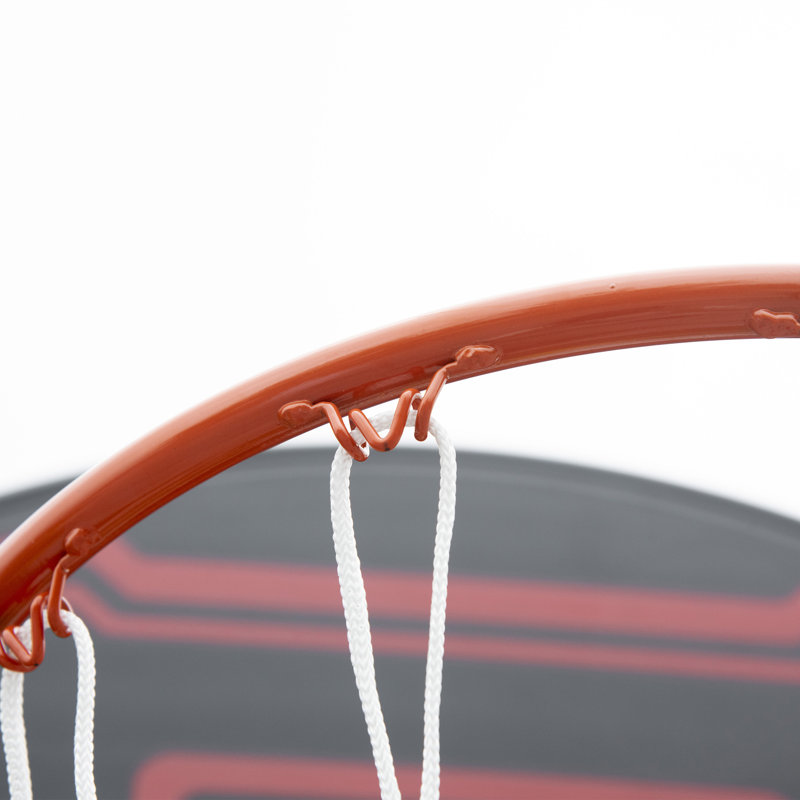 HOMCOM Adjustable Height 70cm W Steel Portable Full-Size Basketball Hoop, 295" H x 70" W x 76" D